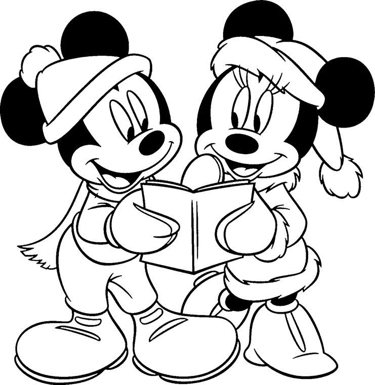 5_Mickey-Mouse-And-Minnie-Mouse-Christmas-Carol-Coloring-Pages
