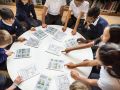 School Teacher Teaching Students Learning Concept