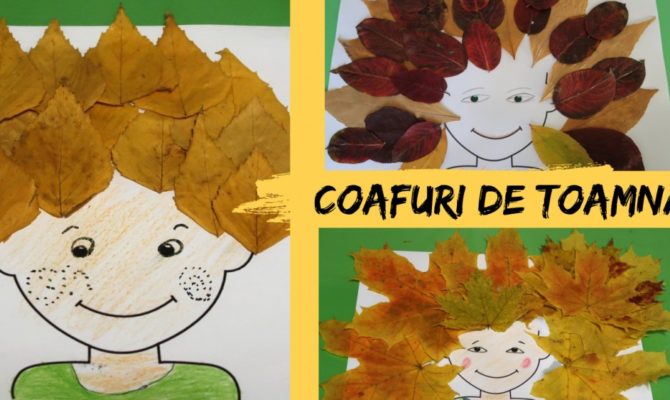 DIY – Proiect de toamnă: Coafuri din frunze