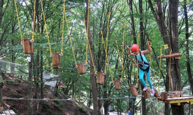 Parcul de cățărări Escapada din Monteoru, Buzău