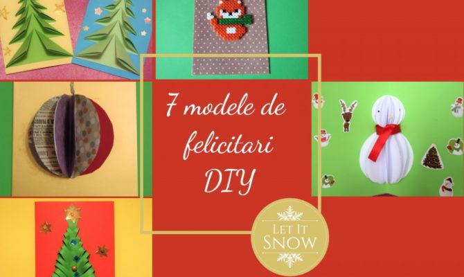 7 modele de felicitări de Crăciun – DIY