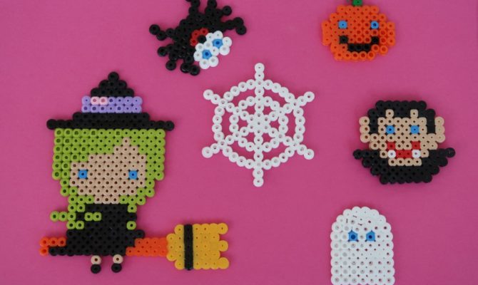 DIY – Decorațiuni de Halloween din mărgele termoadezive